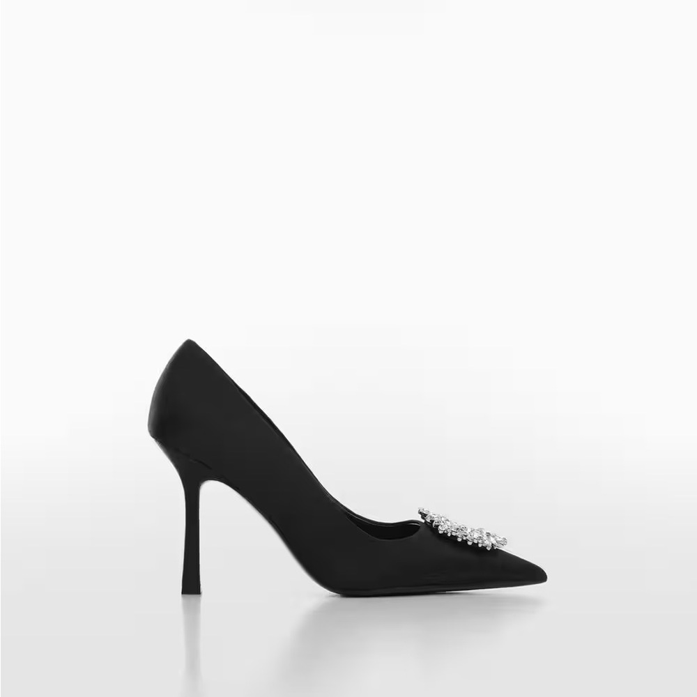 Mango Jewel-heel shoes